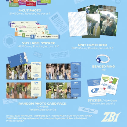 (PRE-ORDER) ZEROBASEONE - THE 1ST FULL ALBUM [NEVER SAY NEVER] PHOTOBOOK VER. (2 VERSIONS) RANDOM - LightUpK