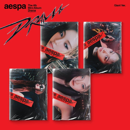 AESPA - 4TH MINI ALBUM [DRAMA] (GIANT VER.) (4 VERSIONS)