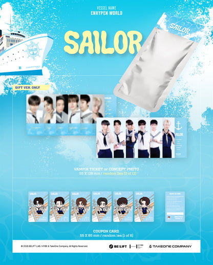 (PRE-ORDER) ENHYPEN - WORLD COUPON CARD COLLECTION (SAILOR GIFT VER.)