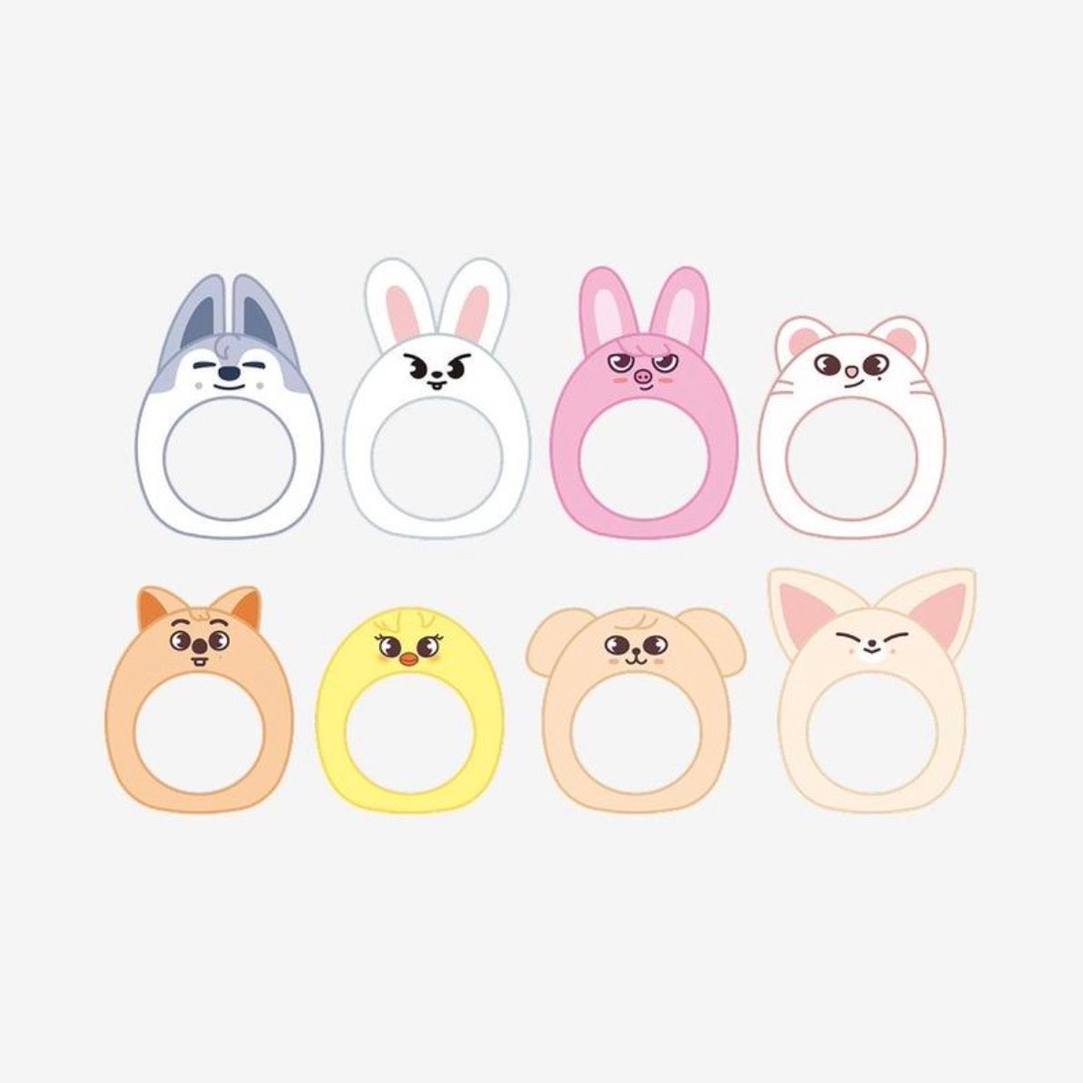 (PRE-ORDER) STRAY KIDS - SKZOO LIGHT STICK COVER VER.2 - SKZOO EVERYWHERE ALL AROUND THE WORLD (8 VERSIONS) - LightUpK