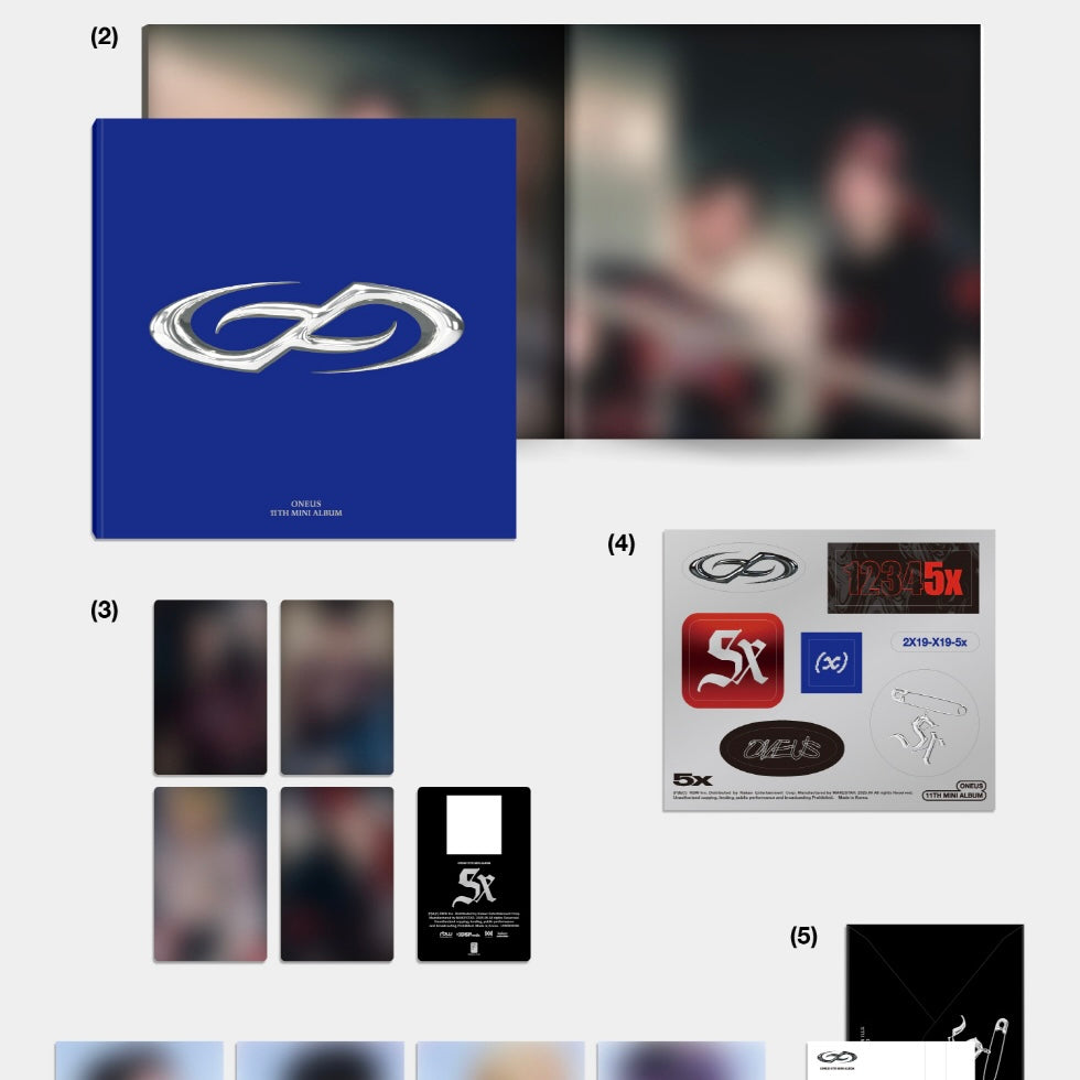 ONEUS - 11TH MINI [5X] (POCAALBUM VER.) - LightUpK