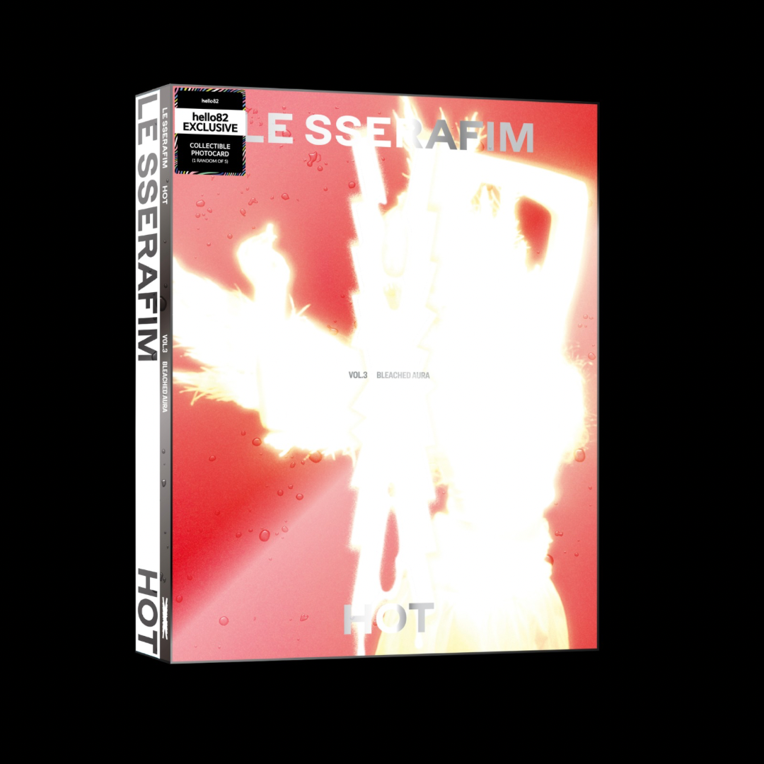 [HELLO82] [HELLO82 EXCLUSIVE] LE SSERAFIM - 5TH MINI ALBUM 'HOT' (3 VERSIONS) - LightUpK