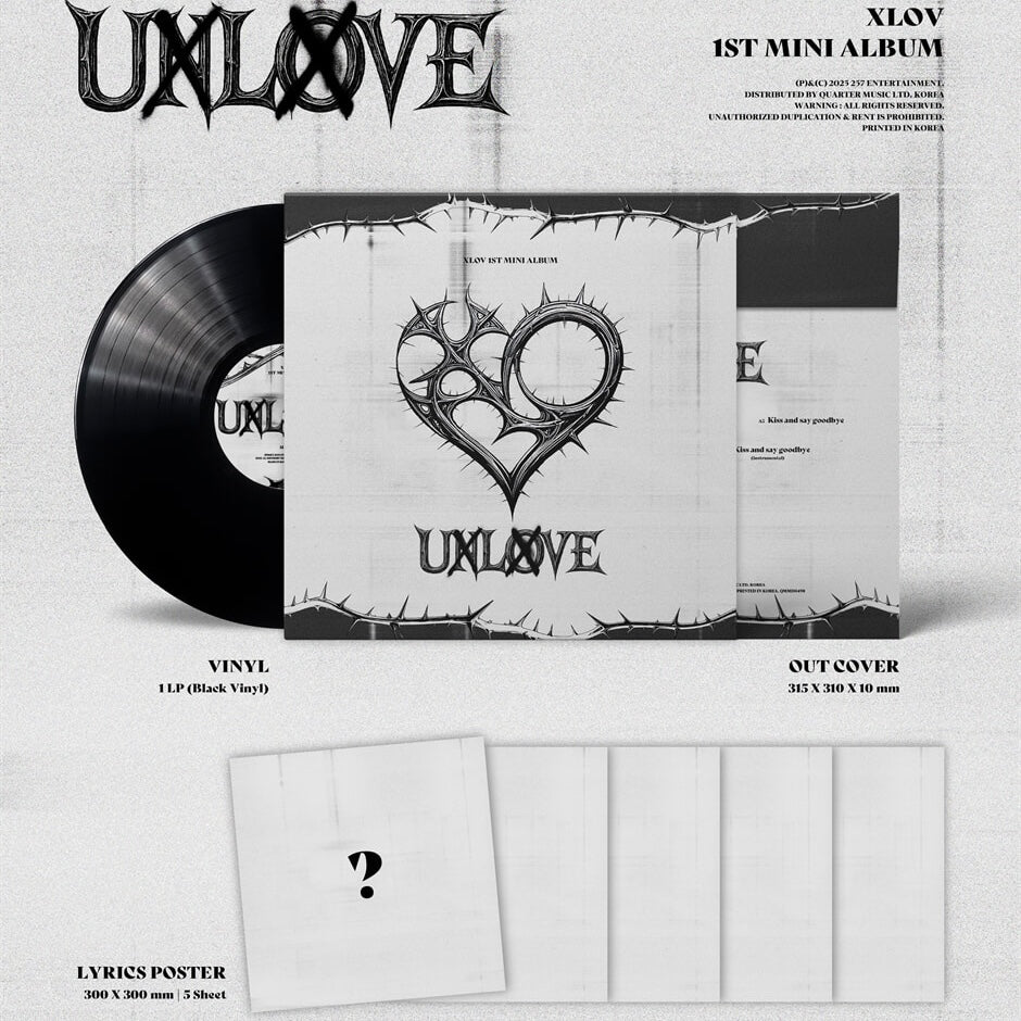 (PRE-ORDER) XLOV - 1ST MINI ALBUM [UXLXVE][LP] - LightUpK