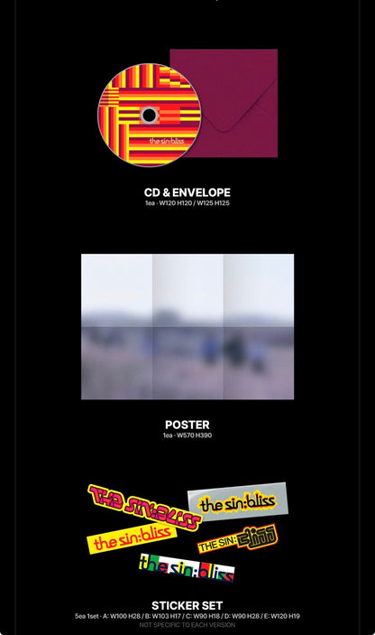 (PRE-ORDER) ENHYPEN - THE SIN: BLISS (4 VERSIONS) RANDOM
