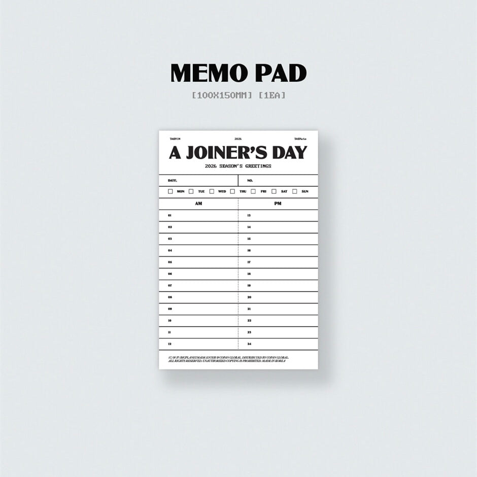 (PRE-ORDER) TAEMIN - 2026 SEASON'S GREETINGS [A JOINER'S DAY]