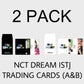 (2 PACK) NCT DREAM POP-UP [DREAM Agit : Let's get down] ISTJ RANDOM TRADING CARD SET (A&B)