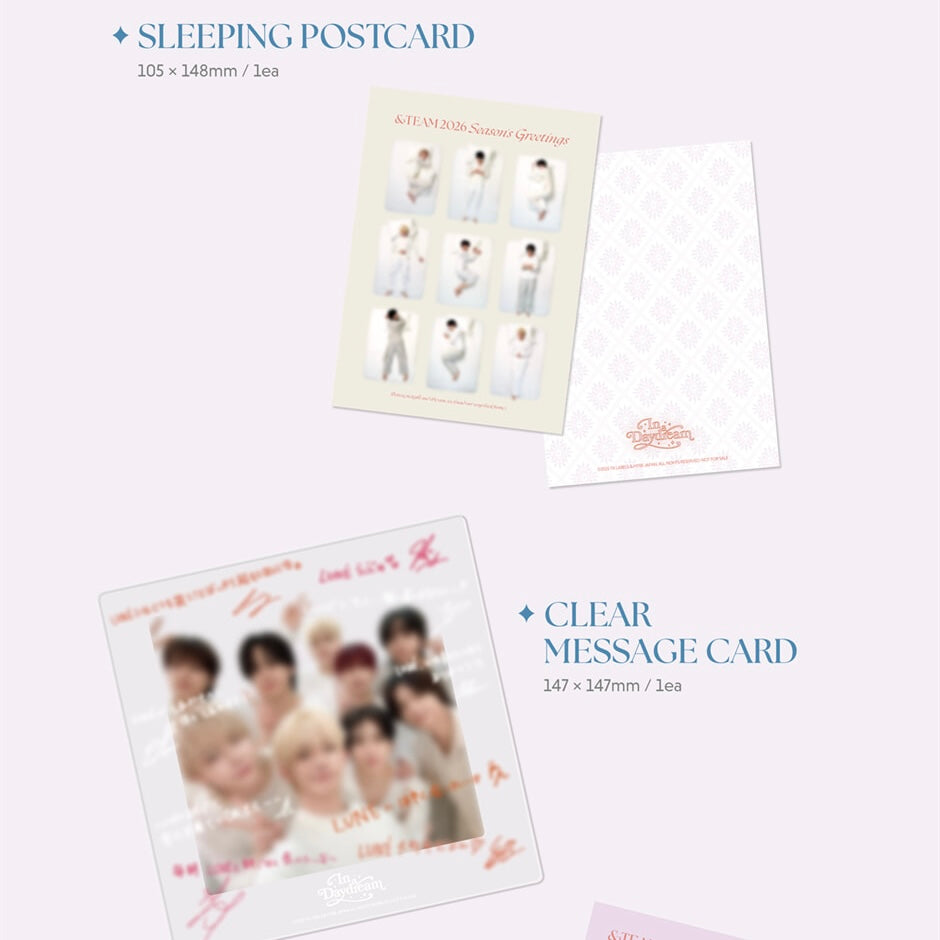 (PRE-ORDER) &TEAM - 2026 SEASON GREETINGS [IN A DAYDREAM] - LightUpK