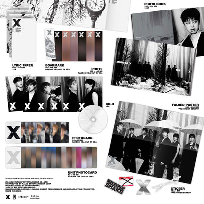 (PRE-ORDER) MONSTA X - THE X (4 VERSIONS) RANDOM - LightUpK