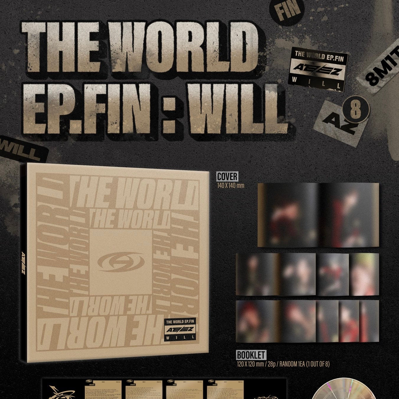 ATEEZ - THE WORLD EP.FIN : WILL (DIGIPAK VER.)