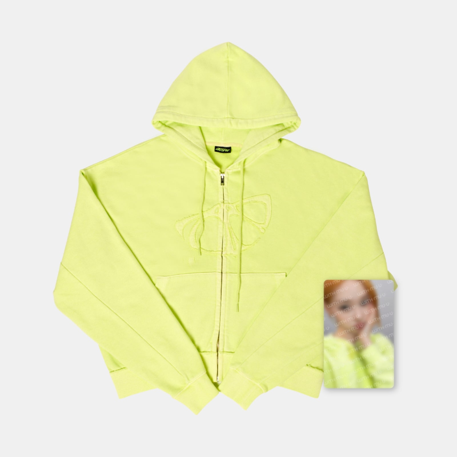 (PRE-ORDER) AESPA - CROPPED ZIP-UP HOODIE SET / 2026 aespa WEEK - MAKE IT LEMONADE OFFICIAL MD (4 VERSIONS)