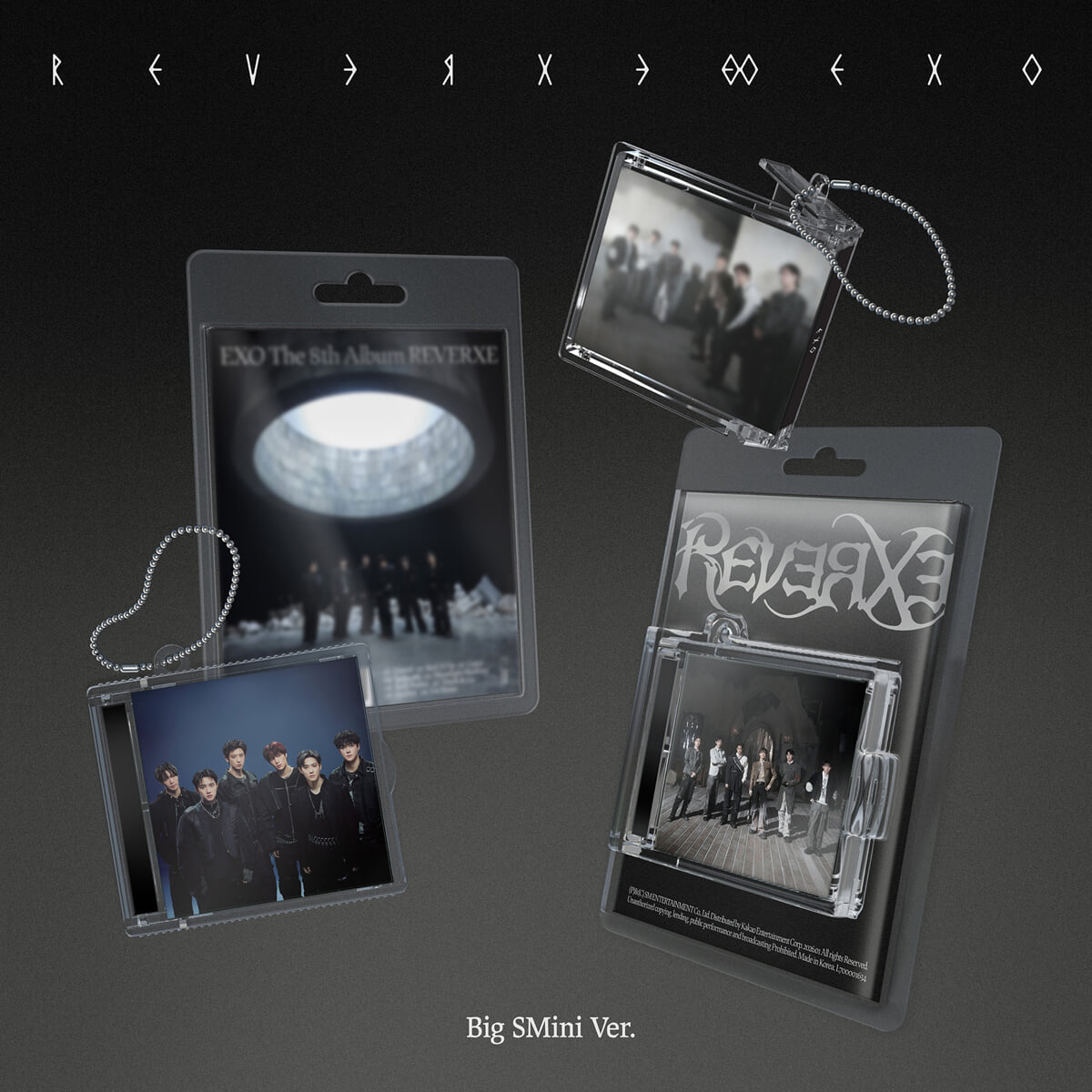 EXO - 8TH FULL ALBUM [REVERXE] (BIG SMINI VER.) (2 VERSIONS) - LightUpK