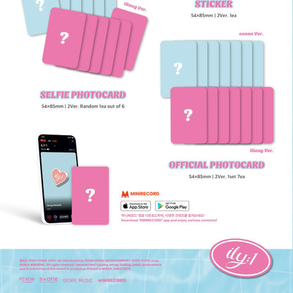 ILY:1 - 3ÈME MINI ALBUM [ILLANG:FIREWORK] (VERSION PLATEFORME) (2 VERSIONS)