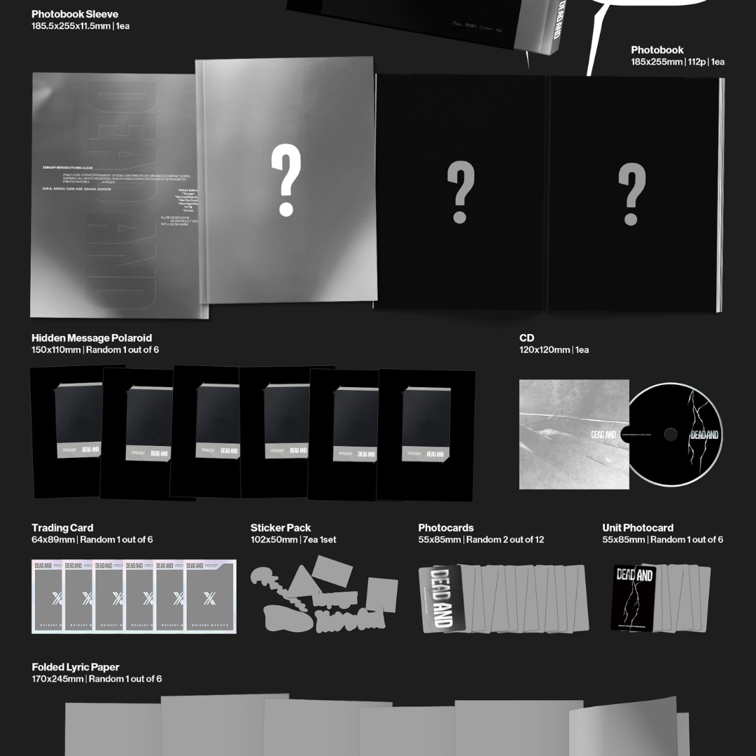 (PRE-ORDER) XDINARY HEROES - 8TH MINI ALBUM [DEAD AND] (2 VERSIONS) RANDOM - LightUpK