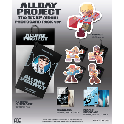 ALLDAY PROJECT - THE 1ST EP ALBUM [ALLDAY PROJECT] PHOTOCARD PACK VER. (5 VERSIONS)