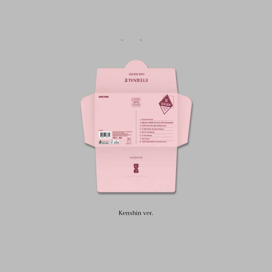 CLOSE YOUR EYES - 1ST MINI ALBUM [ETERNALT] (POCA ALBUM) (7 VERSIONS) - LightUpK