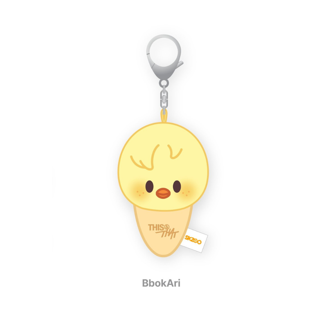 (PRE-ORDER) STRAY KIDS - PLUSH KEYRING ICECREAM VER. - THIS & THAT MD (9 VERSIONS)