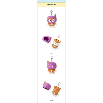 (PRE-ORDER) SEVENTEEN - ICE CREAM WITH MINITEEN CHARACTER POP UP OFFICIAL MD PLUSH KEYRING (13 VERSIONS)