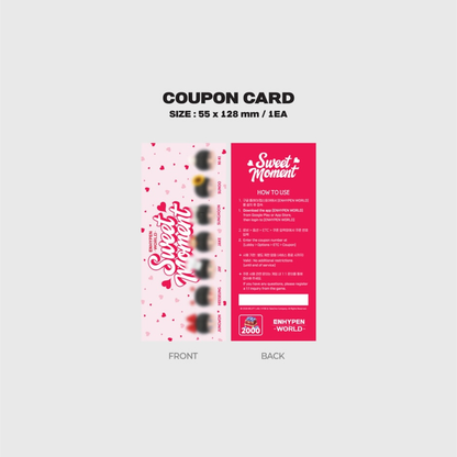 (PRE-ORDER) ENHYPEN - WORLD COUPON CARD COLLECTION (2 VERSIONS)