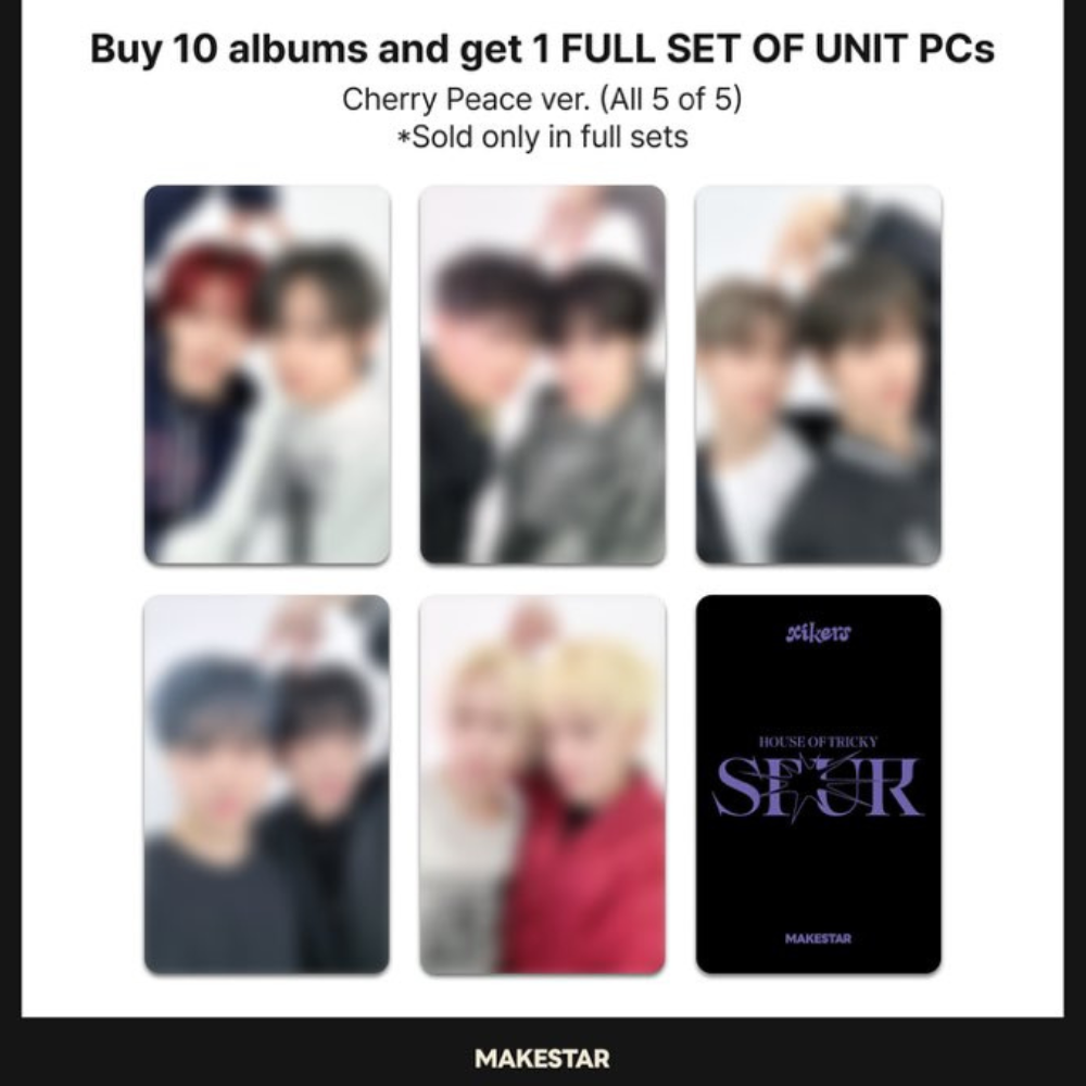 [MAKESTAR LUCKY DRAW] [ONLINE ONLY]  XIKERS - 5TH MINI ALBUM [HOUSE OF TRICKY : SPUR] (POCAALBUM) - LightUpK