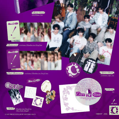 CRAVITY - 2ND ALBUM [DARE TO CRAVE] (3 VERSIONS) - LightUpK