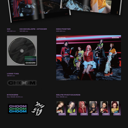 (PRE-ORDER) BABYMONSTER - 3RD MINI ALBUM [CHOOM] (3 VERSIONS) - LightUpK