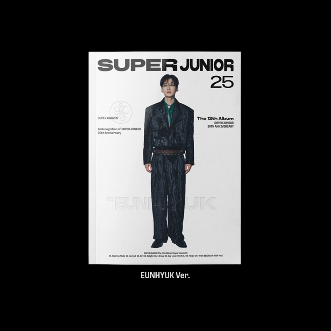 SUPER JUNIOR - 12TH ALBUM [SUPER JUNIOR25] (PHOTOBOOK VER.) (9 VERSION