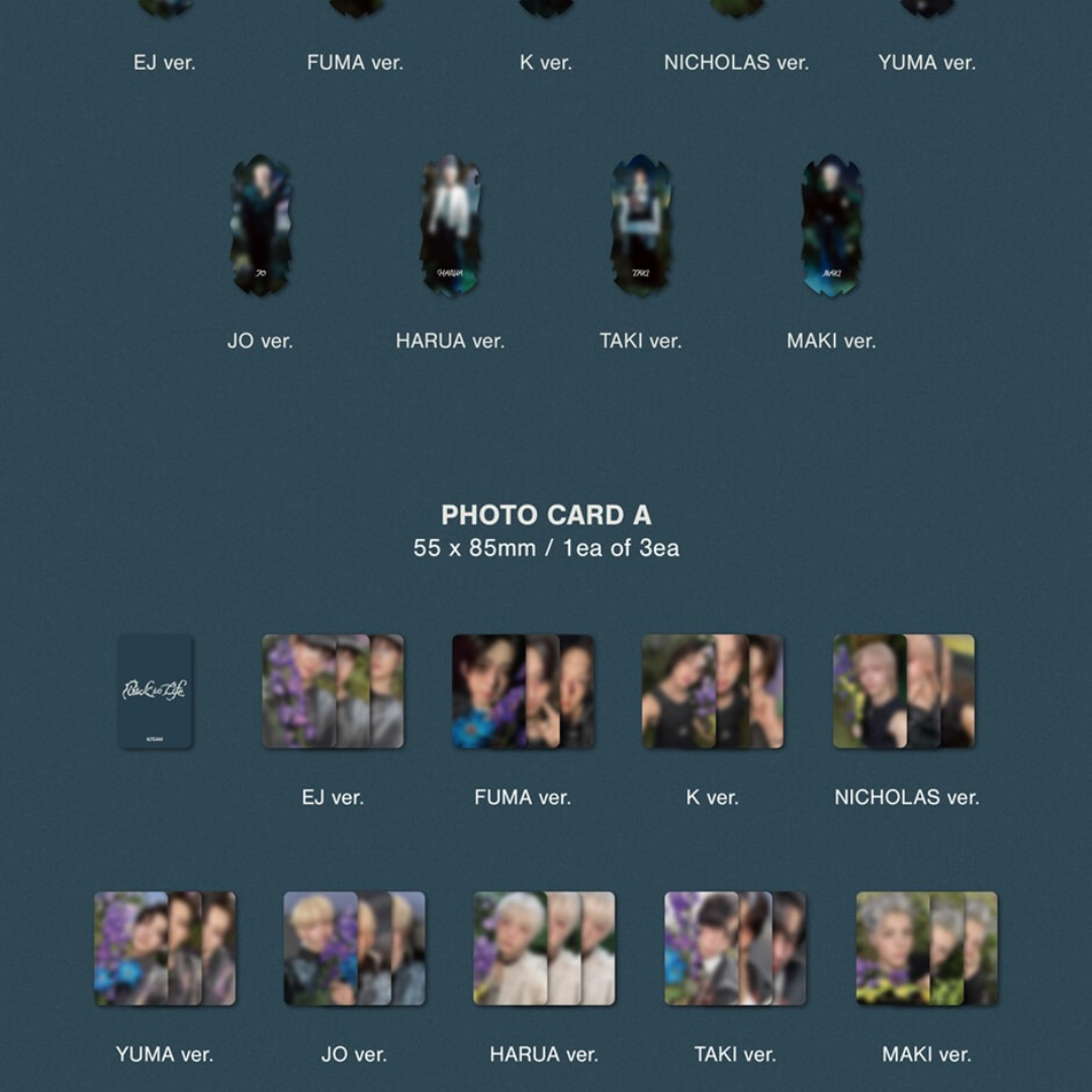 (PRE-ORDER) &TEAM - KR 1ST MINI ALBUM [BACK TO LIFE] ROAR VER. (9 VERSIONS) RANDOM - LightUpK