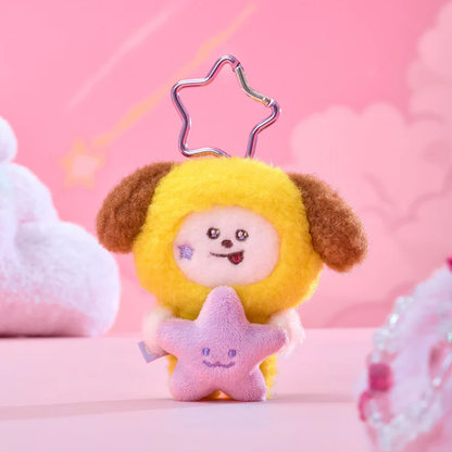 BTS - BT21 PURPLE STAR PLUSH KEYRING THE JOURNEY (7 VERSIONS) - LightUpK