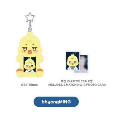 (PRE-ORDER) ATEEZ X ANITEEZ POP-UP [ANITEEZ IN DEJAVU] MD - ACRYLIC MAGNETIC ID PHOTO HOLDER (8 VERSIONS)