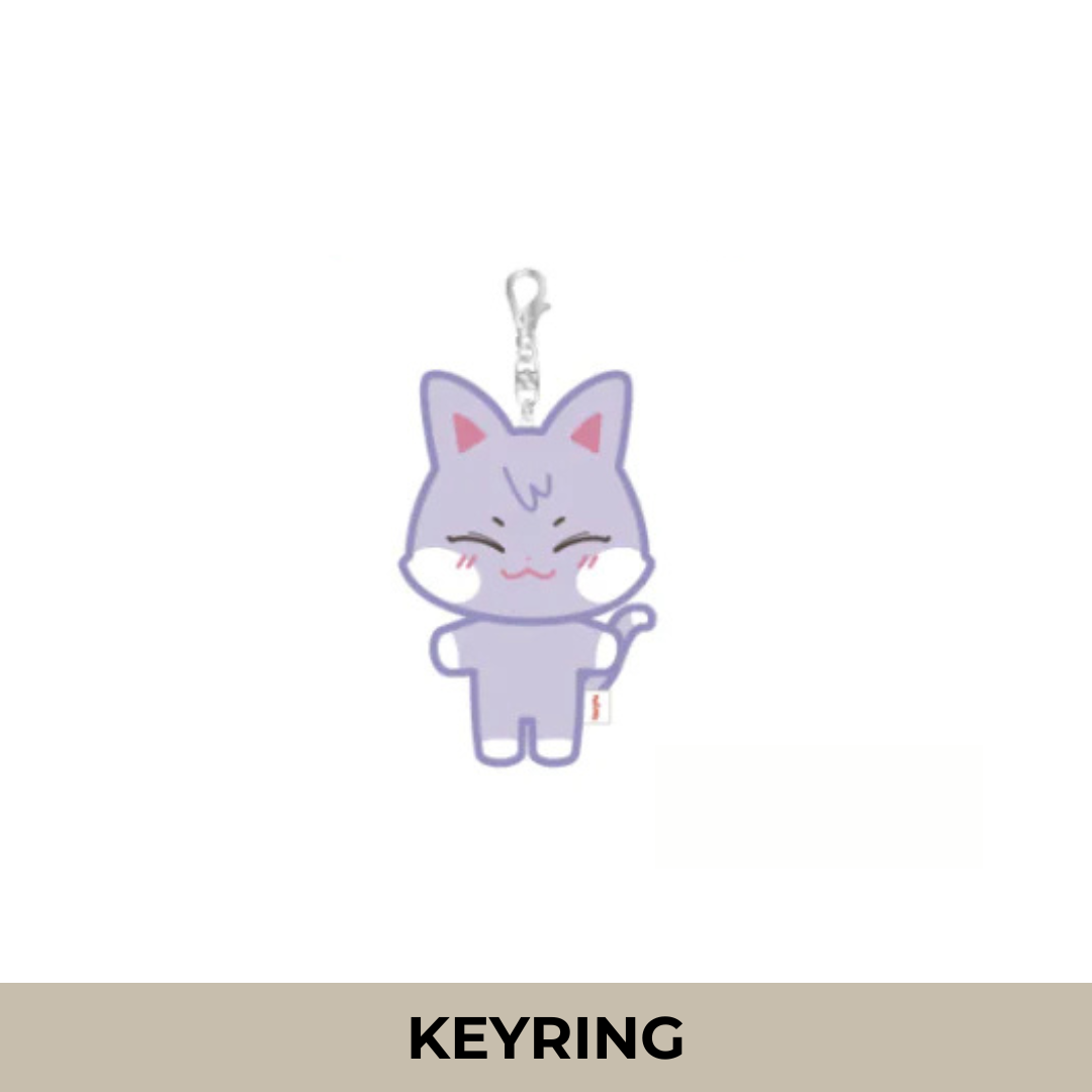 (PRE-ORDER) ATEEZ - 'ANITEEZ IN COLOR' MD - ANITEEZ PLUSH KEYRING (8 VERSIONS) - LightUpK