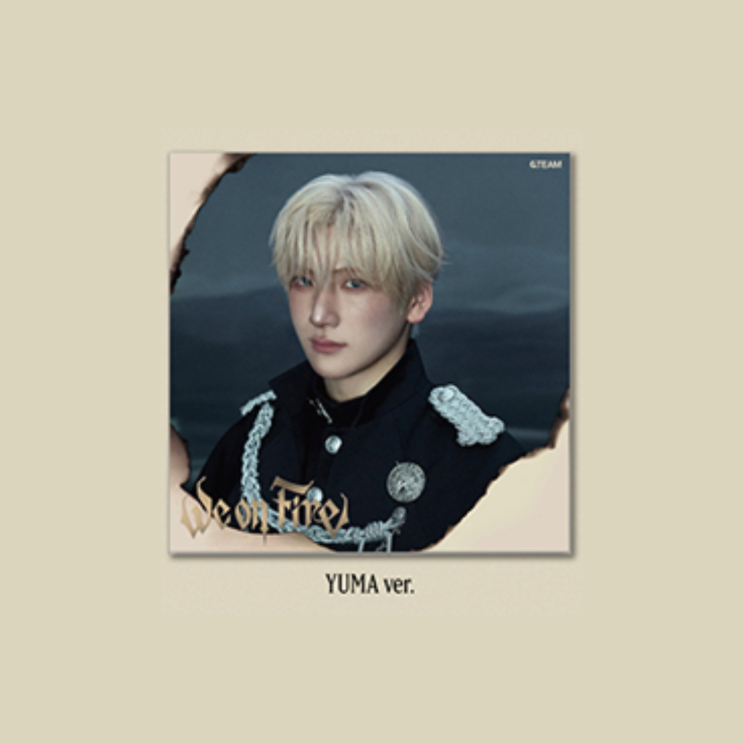 (PRE-ORDER) &TEAM - 3RD EP [WE ON FIRE] SOLO EDITION (9 VERSIONS) RANDOM - LightUpK
