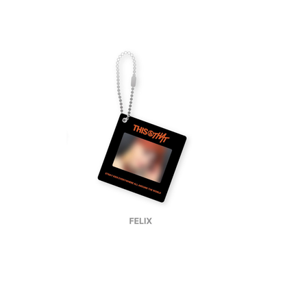(PRE-ORDER) STRAY KIDS - PHOTO KEYRING - THIS & THAT MD (8 VERSIONS)