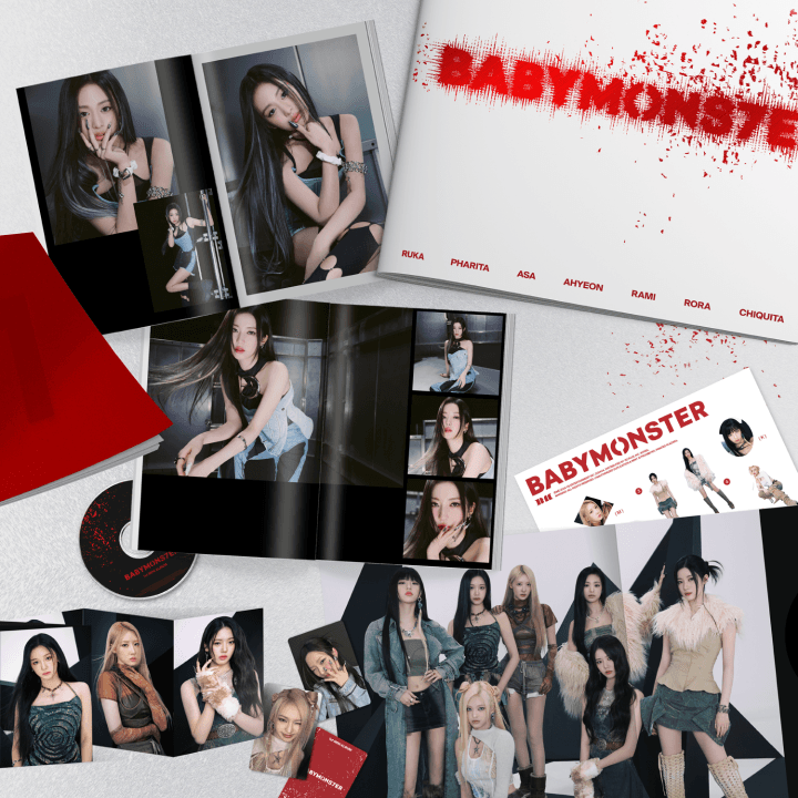 BABYMONSTER - 1ST MINI ALBUM [BABYMONS7ER] PHOTOBOOK VER. - LightUpK