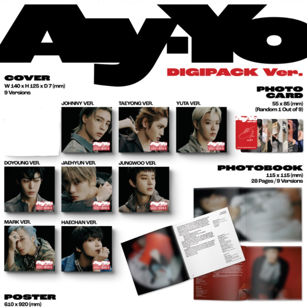 NCT 127 - VOL.4 REPACKAGE 'AY-YO' (DIGIPACK VER.) (8 VERSIONS)