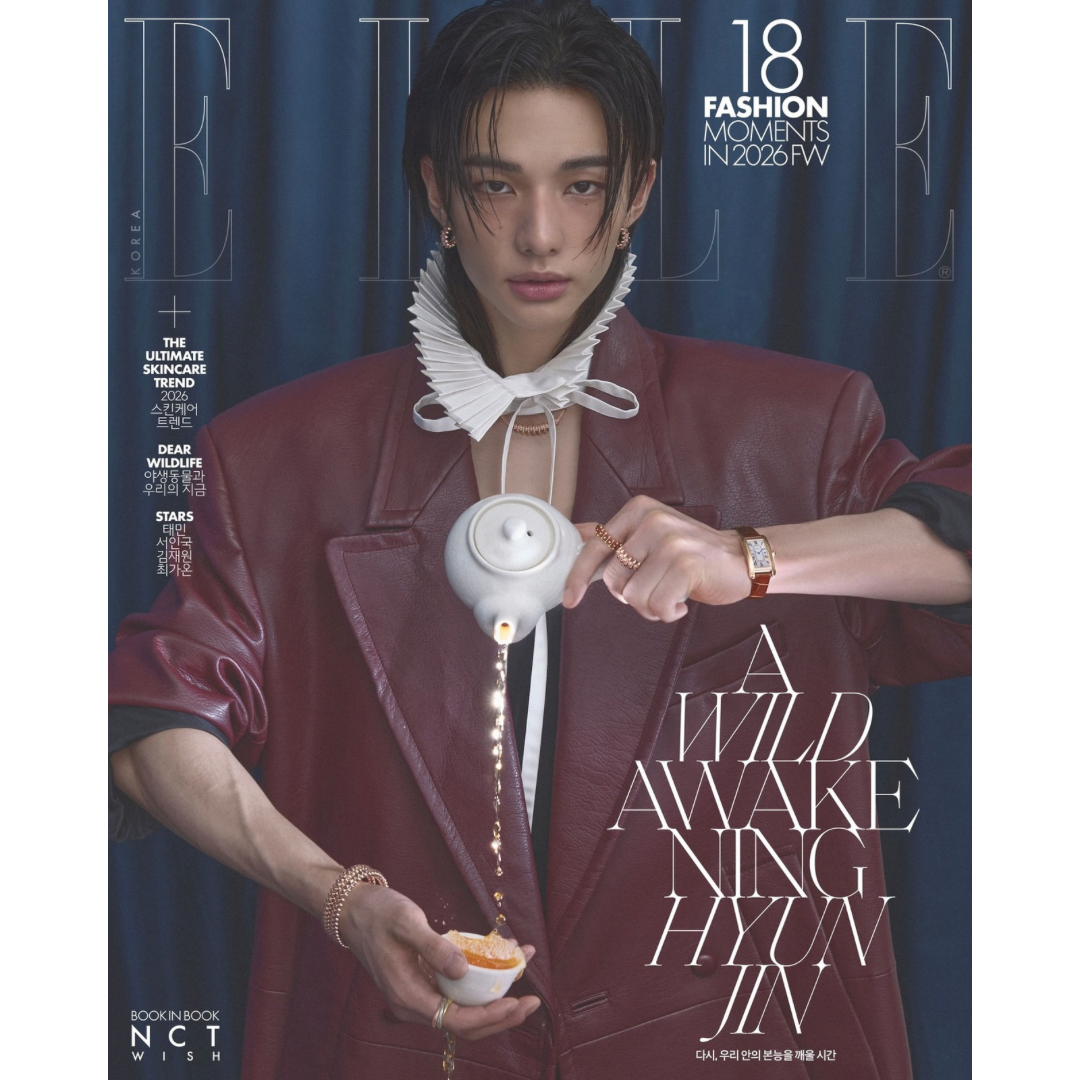 (PRE-ORDER) ELLE 2026. 4 (COVER : HYUNJIN) (6 VERSIONS) - LightUpK