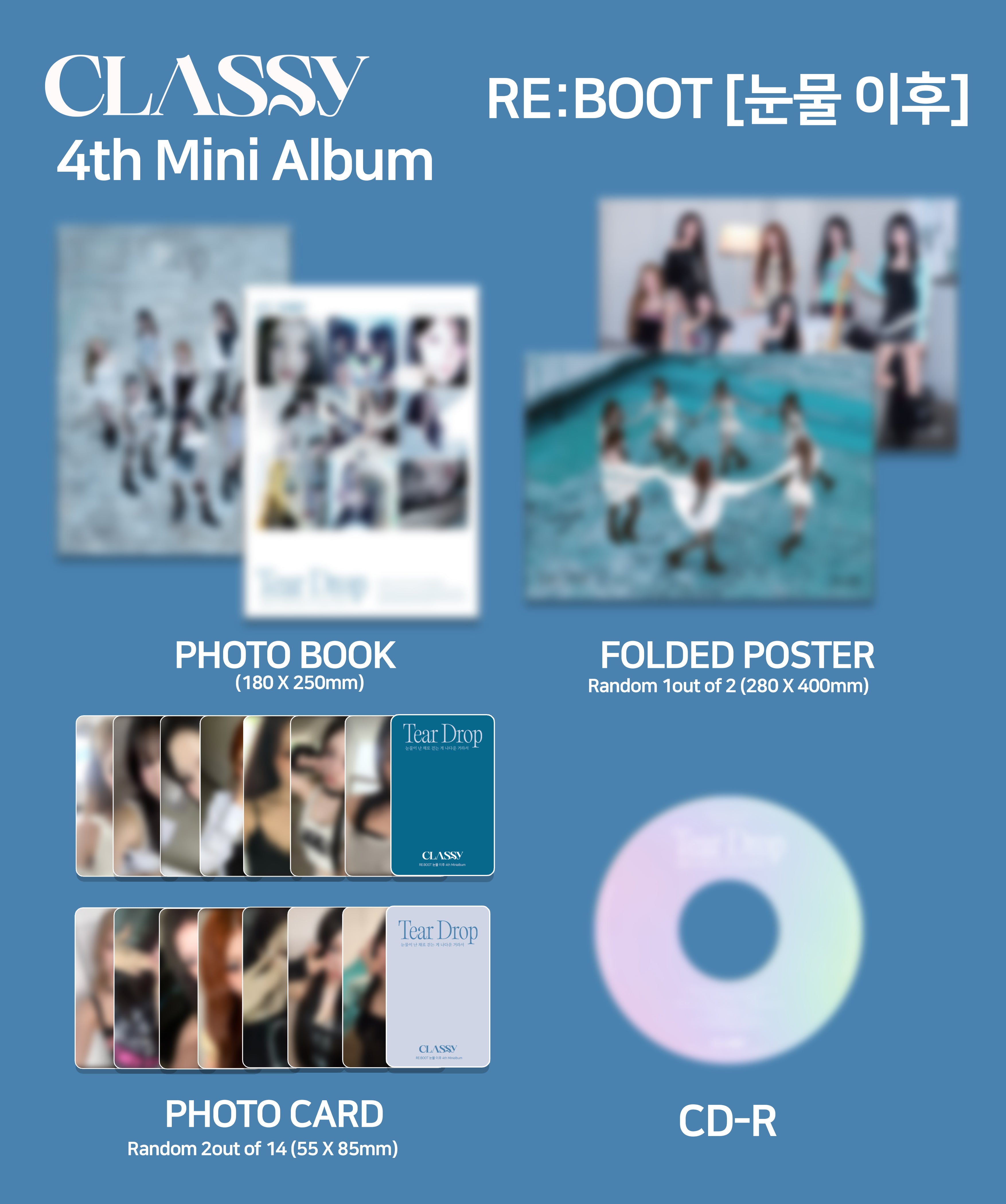 (PRE-ORDER) CLASS:Y - 4TH MINI ALBUM [RE:BOOT] (2 VERSIONS) RANDOM