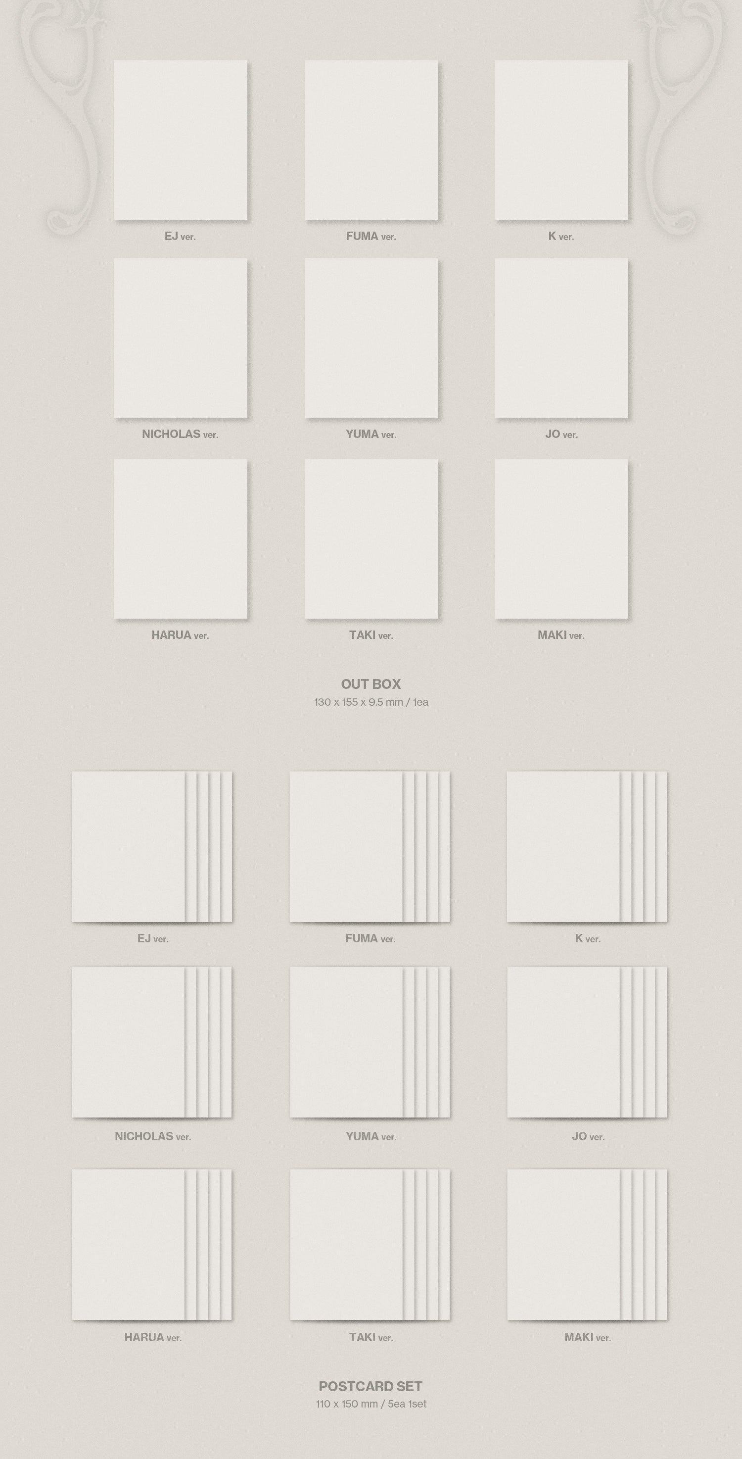 (PRE-ORDER) &TEAM - KR 2ND MINI ALBUM [MARK ON ME] SOLO VER. (9 VERSIONS) RANDOM