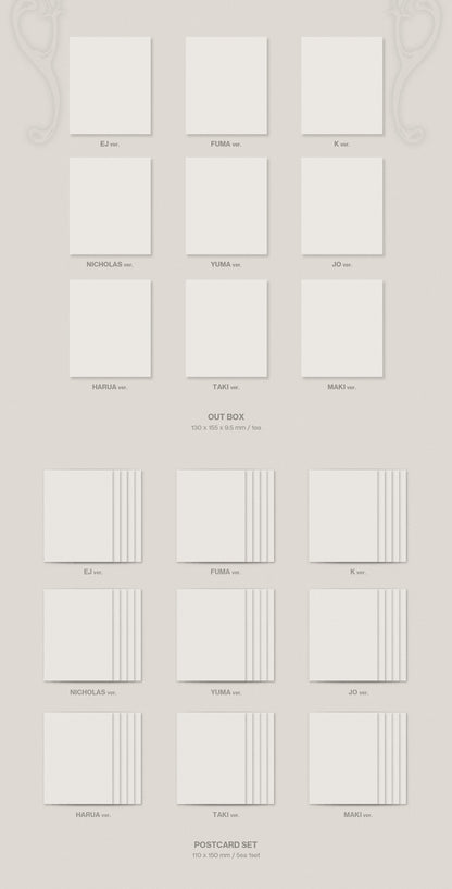 (PRE-ORDER) &TEAM - KR 2ND MINI ALBUM [MARK ON ME] SOLO VER. (9 VERSIONS) RANDOM