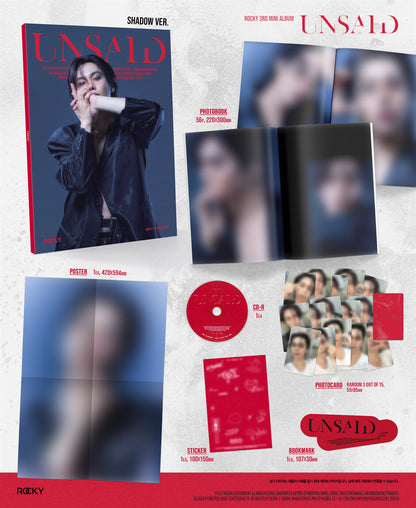(PRE-ORDER) ROCKY - 3RD MINI ALBUM [UNSAID] (2 VERSIONS)
