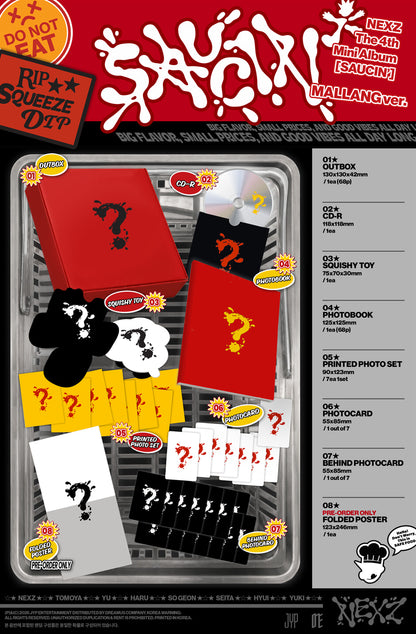 (PRE-ORDER) NEXZ - 4TH MINI ALBUM [SAUCIN'] MALLANG VER.