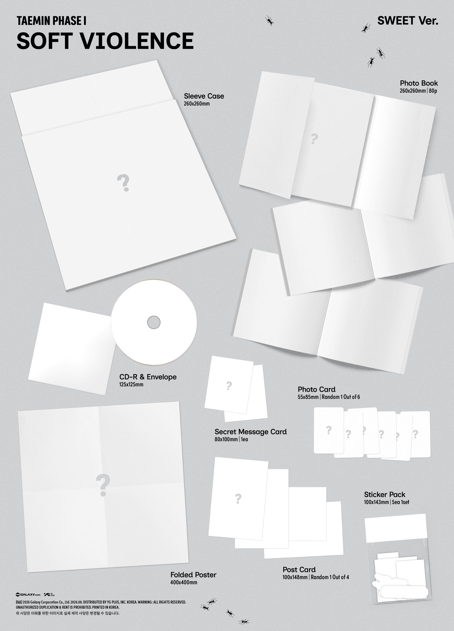 (PRE-ORDER) TAEMIN - [PHASE I : SOFT VIOLENCE] PHOTO BOOK VER. (2 VERSIONS) RANDOM