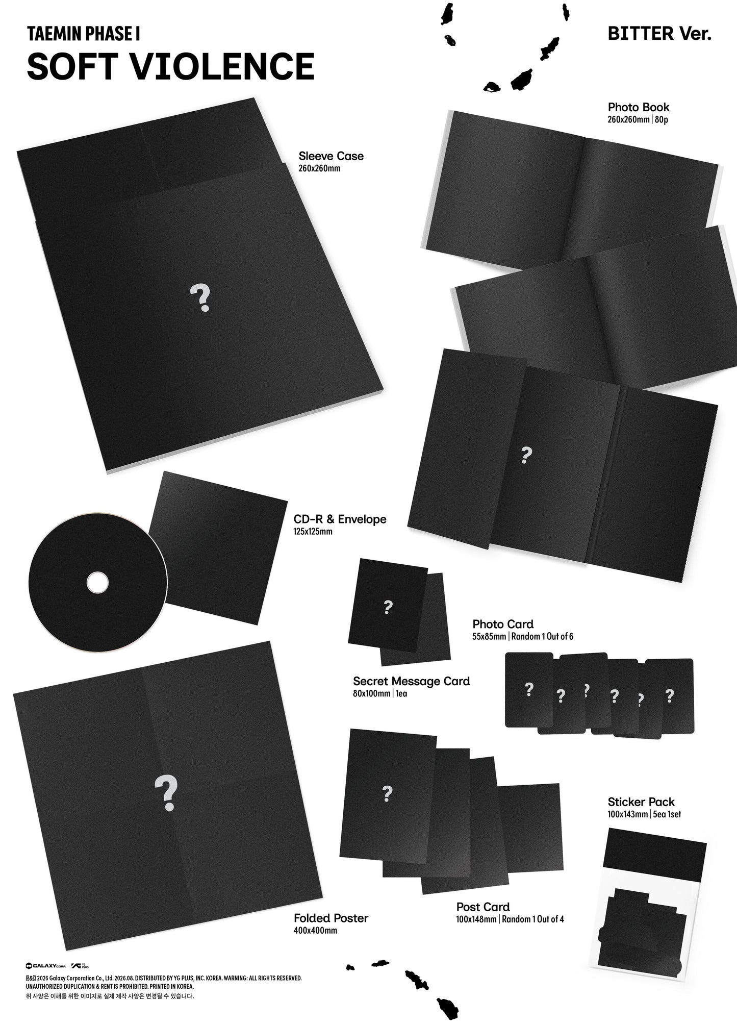 (PRE-ORDER) TAEMIN - [PHASE I : SOFT VIOLENCE] PHOTO BOOK VER. (2 VERSIONS) RANDOM