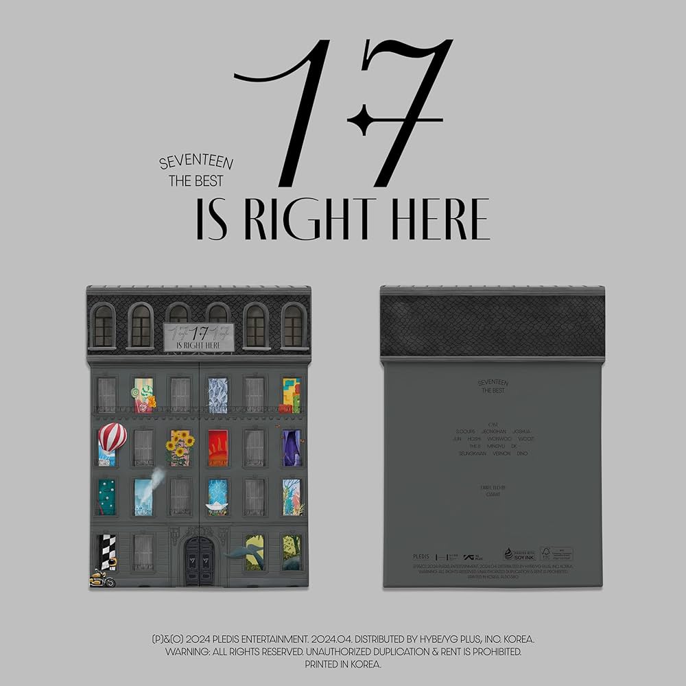 SEVENTEEN - BEST ALBUM [17 IS RIGHT HERE] (2 VERSIONS)