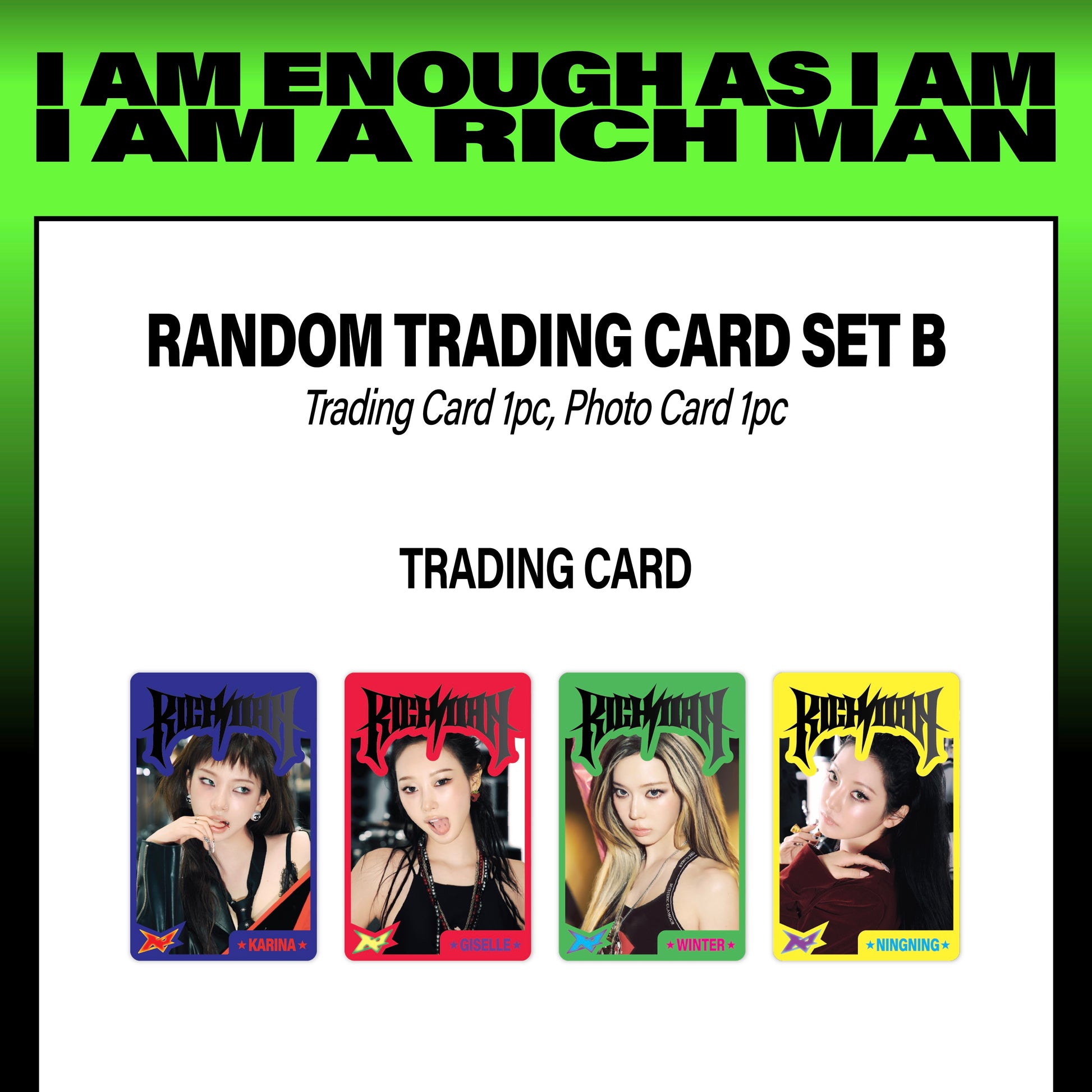 (PRE-ORDER) AESPA - 2025 AESPA WEEK [RICH MAN] RANDOM TRADING CARD (B VER.) - LightUpK