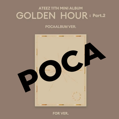 ATEEZ - GOLDEN HOUR : PART 2 (POCA VERSIONS) (3 VERSIONS)