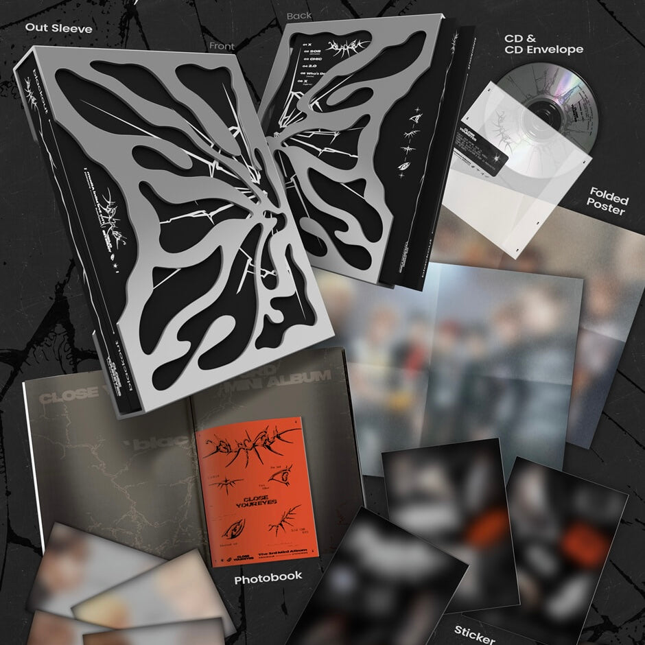 (PRE-ORDER) CLOSE YOUR EYES - THE 3RD MINI ALBUM [BLACKOUT] (BLACKOUT VER.) - LightUpK