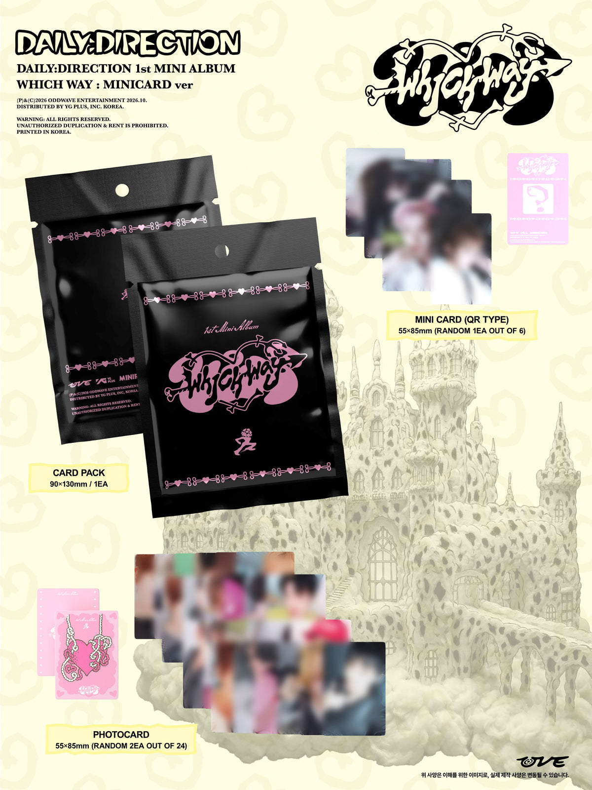 (PRE-ORDER) DAILY:DIRECTION - 1ST MINI ALBUM [WHICH WAY] MINICARD VER