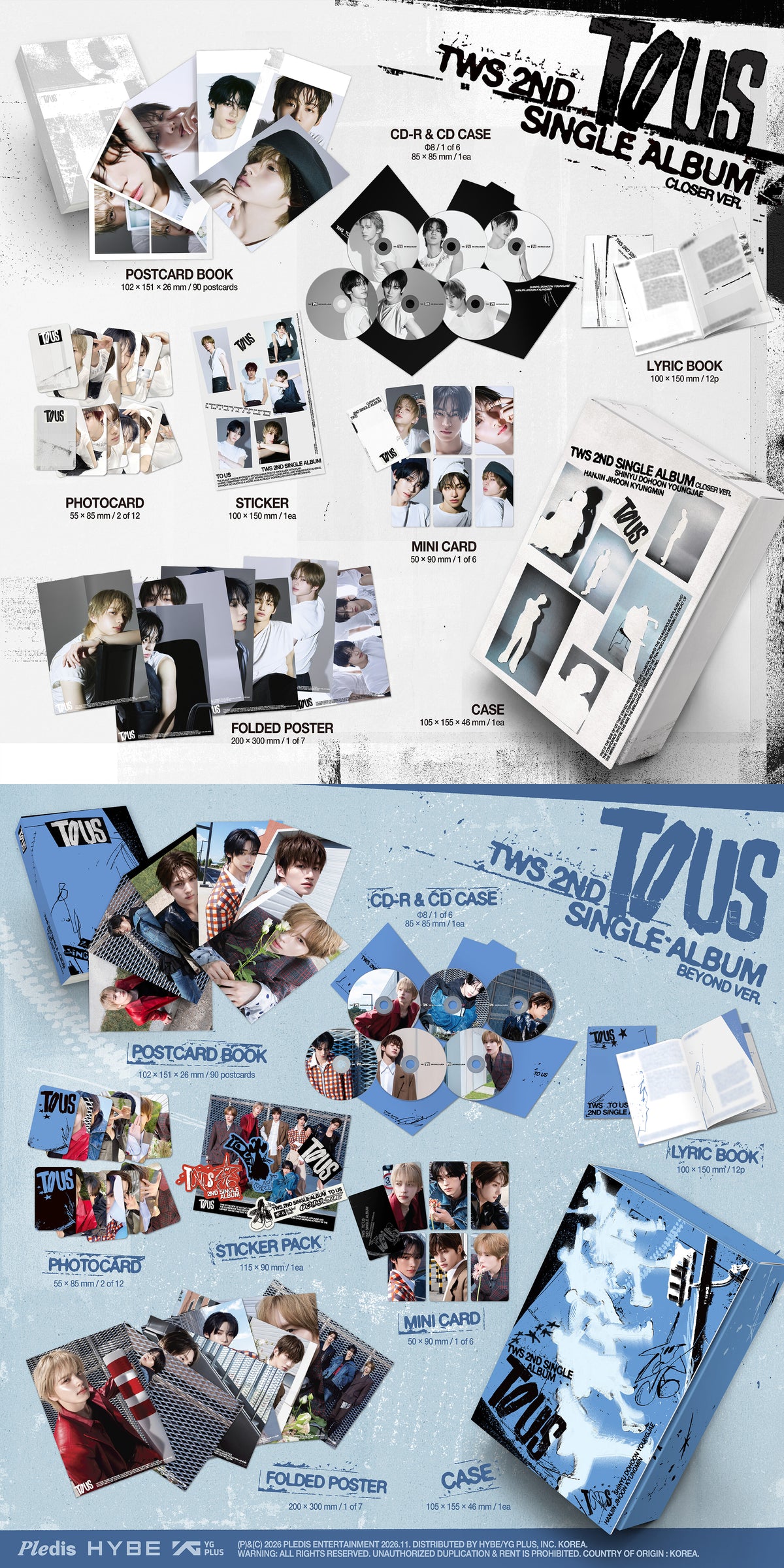(PRE-ORDER) TWS - 2ND SINGLE ALBUM [TO US] (2 VERSIONS) RANDOM