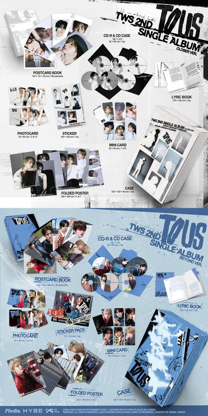 (PRE-ORDER) TWS - 2ND SINGLE ALBUM [TO US] (2 VERSIONS) RANDOM