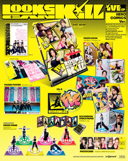 (PRE-ORDER) IVE - EP [LOOKS CAN KILL] HERO COMICS VER. - LightUpK